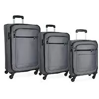Kliknite za detalje - Movom Roll Road Set putnih kofera 55/67/76cm Trail Grey 55394