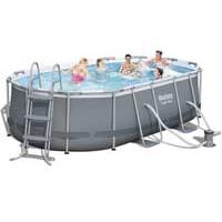 Bestway 56620 Ovalni bazen sa čeličnom konstrukcijom Komplet 424x250x100
