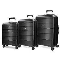 Kliknite za detalje - Movom Set putnih kofera 37L/62L/94L Wind Black 52894