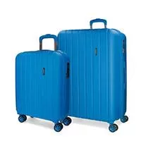 Kliknite za detalje - Movom Komplet tvrdih kofera 55cm i 65cm Wood Blue 53195