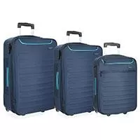 Kliknite za detalje - Movom Roll Road Komplet tri kofera 55 - 65 - 75cm Nairobi Blue 53294
