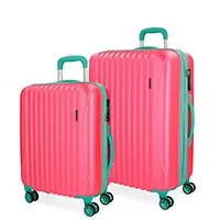Kliknite za detalje - Komplet dva ABS kofera Movom Circus Fuchsia 54295
