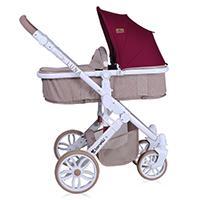 LORELLI Kolica za bebe LUNA Set 2 u 1 Beige and Red