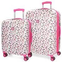 Kliknite za detalje - Movom ABS Koferi 55cm i 67cm Confeti Pink 31695