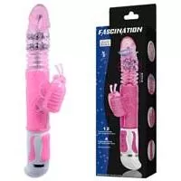 Kliknite za detalje - Silikonski rotacioni vibrator sa klitoralnim stimulatorom 0937