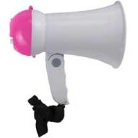 Megafon sa funkcijom sirene 1034 Roze
