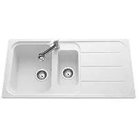 Kliknite za detalje - Granitna sudopera Formhaus D-150L bela