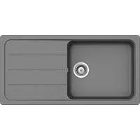 Kliknite za detalje - Granitna sudopera Formhaus D-100L chrome siva