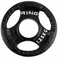 Kliknite za detalje - Olimpijski liveni teg sa hvatom 1.25kg Ring PL14-1,25