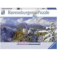 Kliknite za detalje - Puzzle 2000 delova - Zamak Nojšvanštajn - Ravensburger Art Panorama 16691