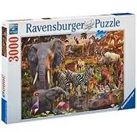 Kliknite za detalje - Ravensburger Puzzle 3000 delova - Afričke životinje 17037