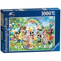 Kliknite za detalje - Ravensburger Puzzle 1000 delova - Disney - Mikijev rođendan 19019
