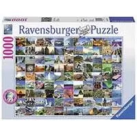 Kliknite za detalje - Ravensburger Puzzle 1000 delova - Znamenitosti Severne Amerike 19371