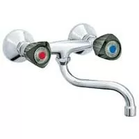 Kliknite za detalje - Rosan Zidna baterija za sudoperu ili lavabo Izliv 140mm KF01114