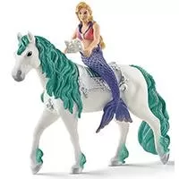 Kliknite za detalje - Schleich Figurice Bayala - Sirena Gabriella na konju 70558