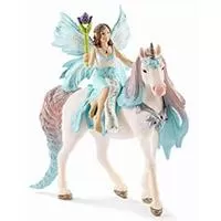Kliknite za detalje - Schleich Figura Bayala - Vila Eyela na leđima kraljevskog jednoroga 70569