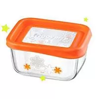 Kliknite za detalje - Posuda staklena Frigoverre Fun 13x10 cm narandžasta 335170N