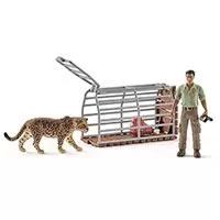 Kliknite za detalje - Schleich Figure Divlje životinje - Rendžer i zamka 42427