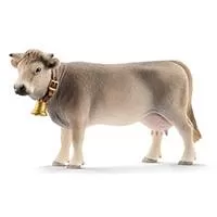 Kliknite za detalje - Schleich Figurice Domaće životinje - Švajcarska braon krava 13874