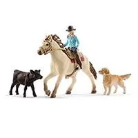 Kliknite za detalje - Schleich Figure - Konji - Vestern jahanje na kvarter konju 42419