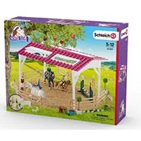 Kliknite za detalje - Schleich Figure - Škola jahanja sa jahačima i konjima 42389