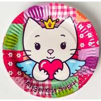 Party tanjirići Angel Cat 6 kom. 315714