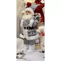 Kliknite za detalje - Edwards Deda Mraz Figura - Lutka Visine 60 cm