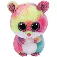 Kliknite za detalje - TY Beanie Boos Plišane igračke - Šareni hrčak Rodney MR36214