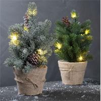 Novogodišnja LED svetleća jelka 33cm