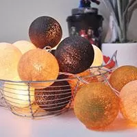 Kliknite za detalje - Dekorativne lampice sa pamučnim kuglicama 10 LED dioda CBL11/B