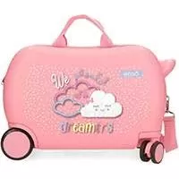 Kliknite za detalje - Dečji kofer za vožnju Enso Dreamers pink 96910