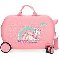 Kliknite za detalje - Dečiji putni kofer za vožnju Enso Magic summer pink 96310
