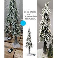 Kliknite za detalje - Deco Wood Stona Jelka Sa LED Lampicama Visine 85 cm