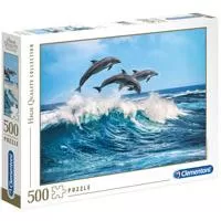 Kliknite za detalje - Clementoni Puzzle 500 delova Delfini 35055