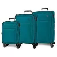 Kliknite za detalje - Komplet kofera za put 55/66/77cm Movom Atlanta emerald 53184
