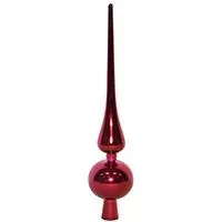 Kliknite za detalje - Vrh za jelku 25 cm bordo