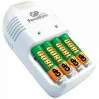 Kliknite za detalje - Gp PowerBank Nite-Lite - punjač za AA, AAA i baterije od 9V sa 4 NiMH baterije