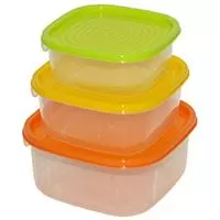 Kliknite za detalje - Plastične posude za namirnice set 3 komada