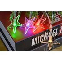 Kliknite za detalje - LED svetleće zvezdice 5 cm 20 kom