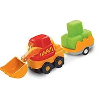 Kliknite za detalje - VTECH Igračka BAGER SA PRIKOLICOM Toot-Toot Drivers Digger with Trailer