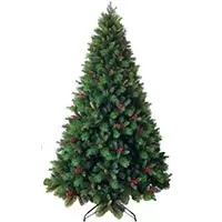 Kliknite za detalje - Novogodišnja jelka sa crvenim bobicama 210cm 180876