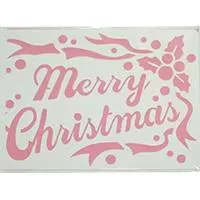 Kliknite za detalje - Novogodišnji šablon za oslikavanje - Merry Christmas
