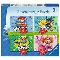 Kliknite za detalje - Puzle 4u1 - Paw Patrol - Ravensburger 06923