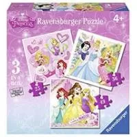 Kliknite za detalje - Puzle 3u1 - Dizni Princeze - Ravensburger 07008