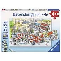 Kliknite za detalje - Ravensburger Puzzle 2x24 Hitne službe 07814