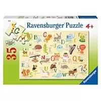 Kliknite za detalje - Puzzle Životinje po abecedi Ravensburger 08761