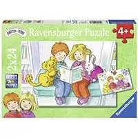 Kliknite za detalje - Puzzle 2x24 dela Brat i sestra Ravensburger 09066