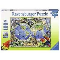Kliknite za detalje - Ravensburger Puzle 100 delova - Životinje sveta 10540