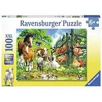Kliknite za detalje - Ravensburger Puzle 100 delova - Domaće životinje 10689