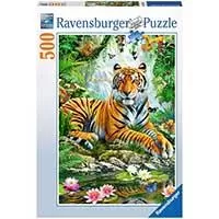 Kliknite za detalje - Puzle Ravensburger - Tigar odmara 14742